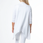 Diana White Stretch Denim Cardigan