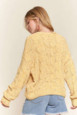Sunny Cable Knit Sweater