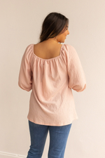 Pink On Or Off Shoulder Top