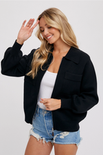 Milli Black Zip Jacket