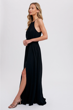 Halter Neck Maxi Dress