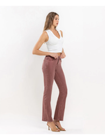 WIne Mid Rise Bootcut