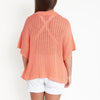 Catalina Knit Half Sleeve Button Up Top-M/L