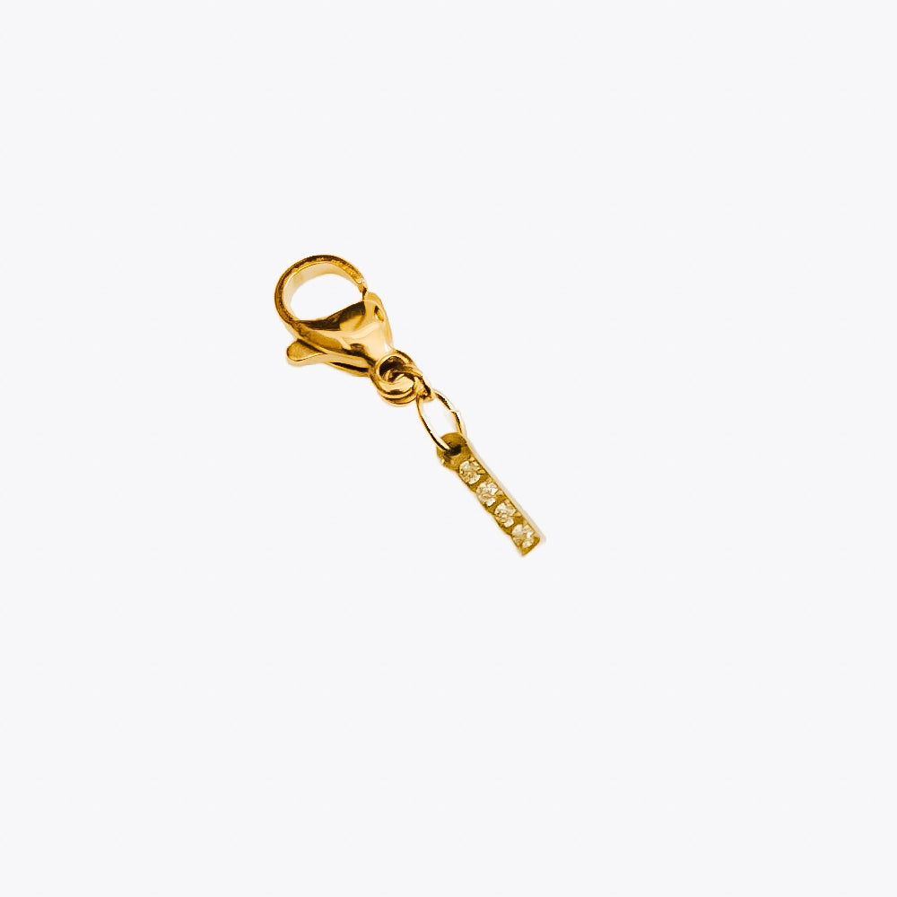 Initial Charm Bar Chanelle Charms-I