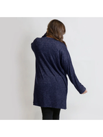 Navy Knit Pocket Cardi