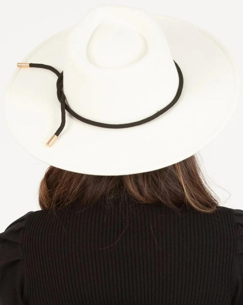 Lucca Rosie Rope Off White Hat