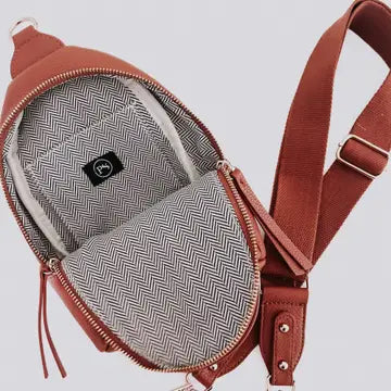 Adventure Awaits Black Sling Bag
