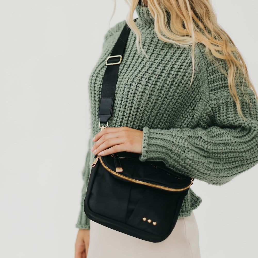 Tilly Black Crossbody Bag
