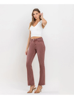 WIne Mid Rise Bootcut