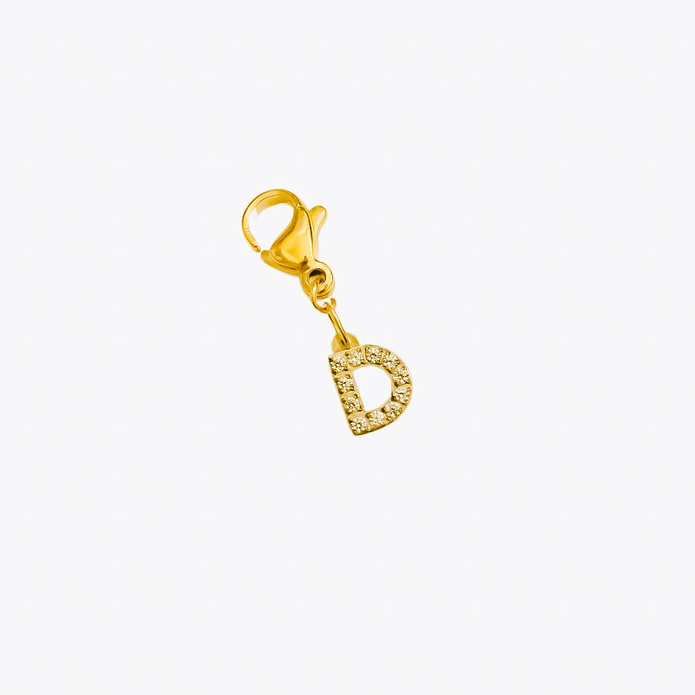 Initial Charm Bar Chanelle Charms-D