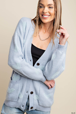 Blue Heart Cardigan