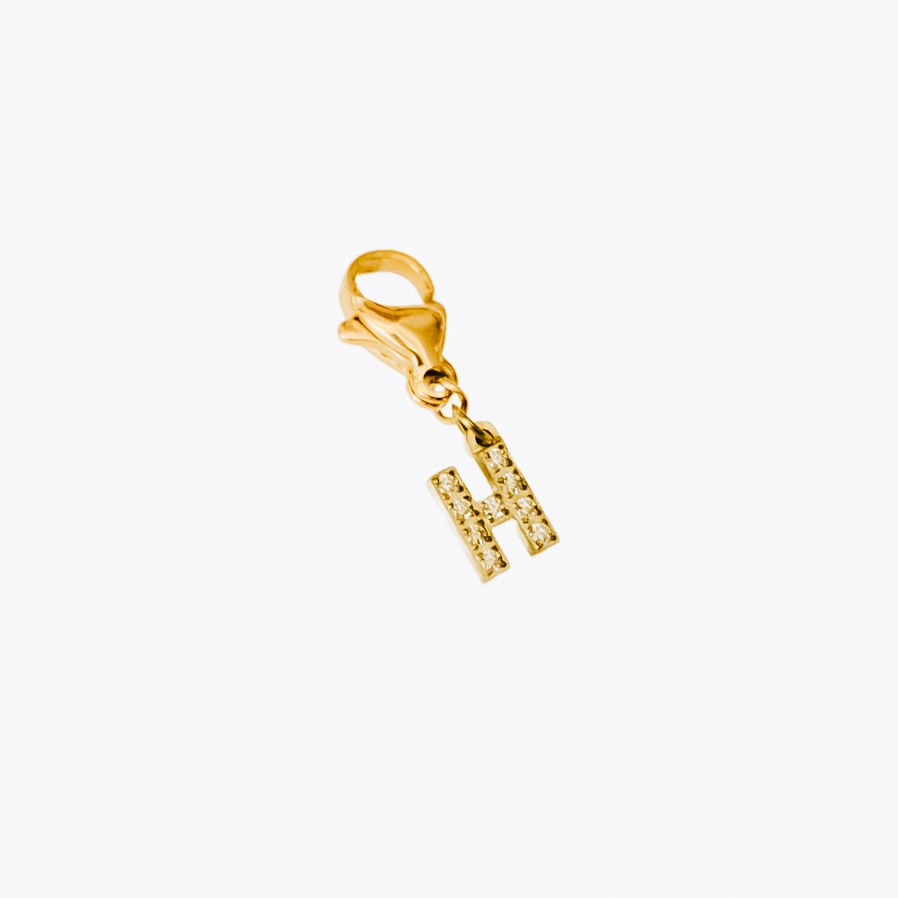 Initial Charm Bar Chanelle Charms-H