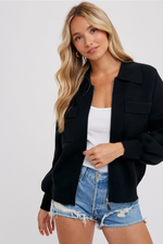 Milli Black Zip Jacket