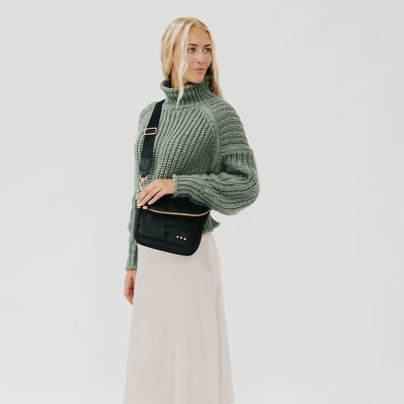 Tilly Black Crossbody Bag