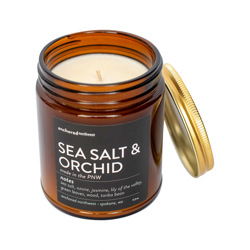 Sea Salt and Orchid Soy Candle 7.2oz