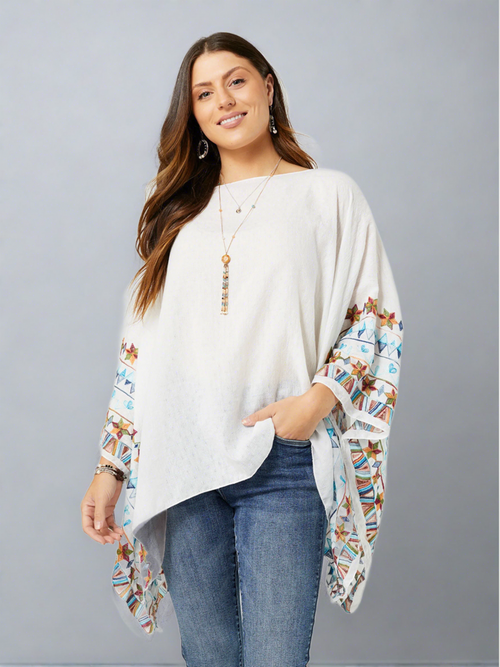 Explorer Embroidered Poncho