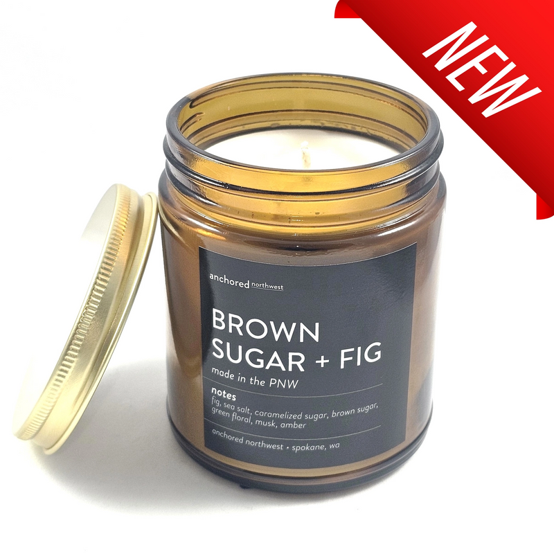 Brown Sugar and Fig Soy Candle 7.2oz