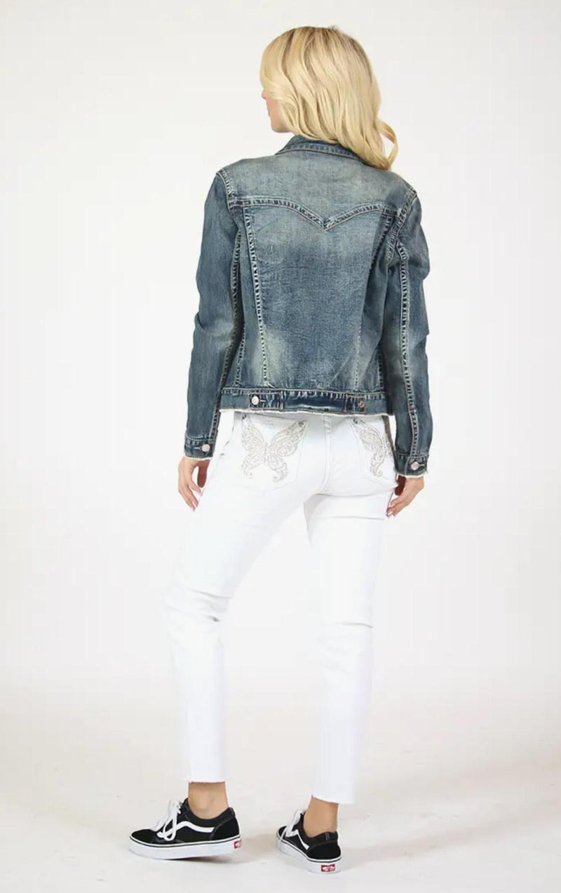 Grace Stonewash Denim Jacket