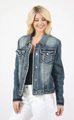 Grace Stonewash Denim Jacket