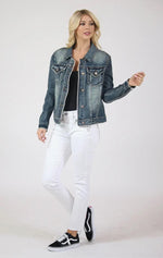 Grace Stonewash Denim Jacket